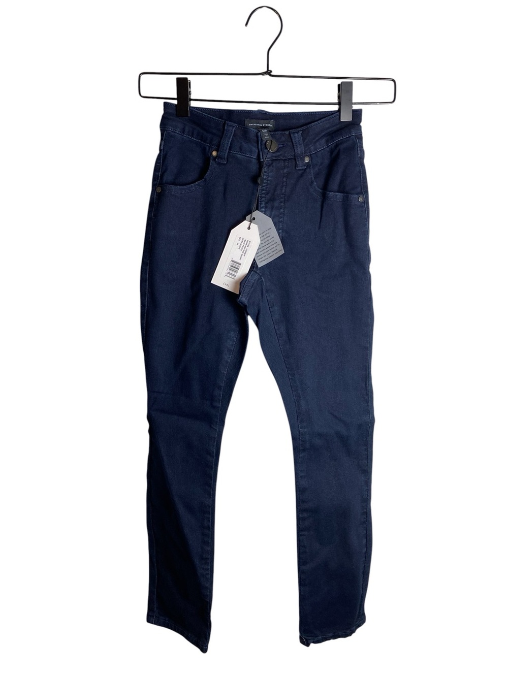 Universal Standard dark indigo skinny jeans